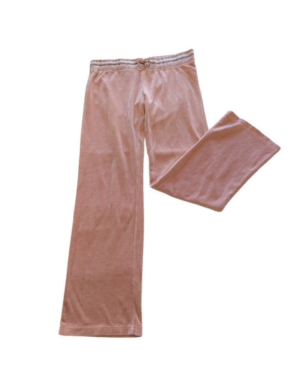 Y2K Blush Pink Women's Velour BCBG Max Azria Lounge Pants Size L